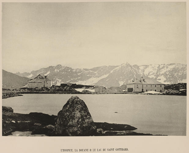 L'hospice, la Douane & le lac du Saint Gotthard