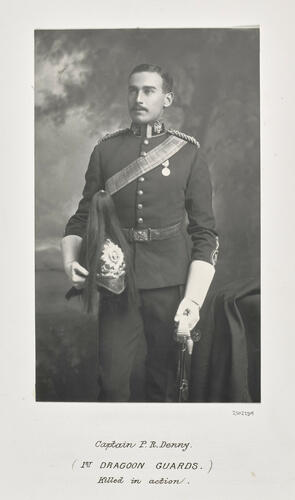 Captain PR Denny (1st Dragoon Guards) killed in action: Anglo-Boer War, 1900