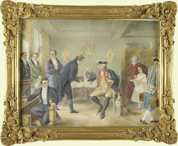 The visit of the Elector of Hesse to Amschel Mayer de Rothschild (1773-1855)