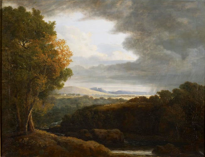 Landscape with a Distant Country House