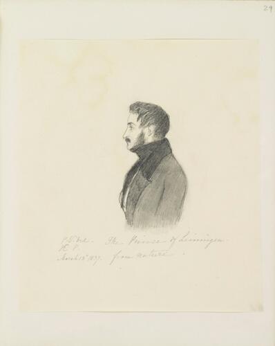 Master: H. R. H. THE PRINCESS VICTORIA ORIGINAL PORTRAITS VOL. 1
Item: The Prince of Leiningen from nature