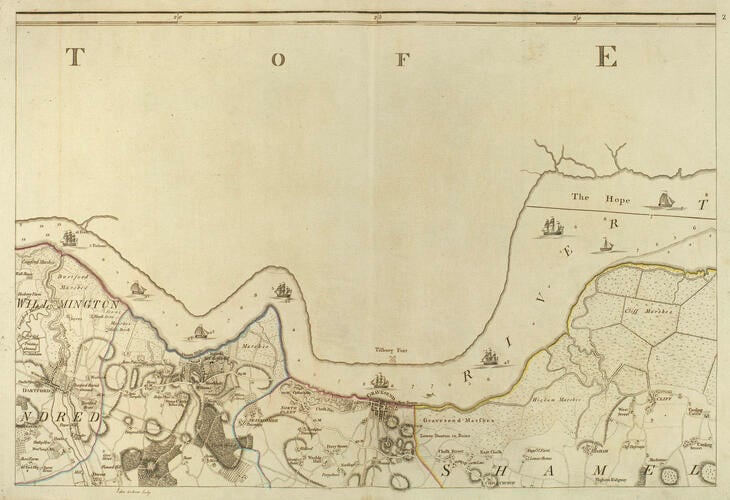 A TOPOGRAPHICAL MAP OF THE COUNTY OF KENT IN TWENTY FIVE SHEETS ON A SCALE OF TWO INCHES TO A MILE, FROM AN ACTUAL SURVEY. .