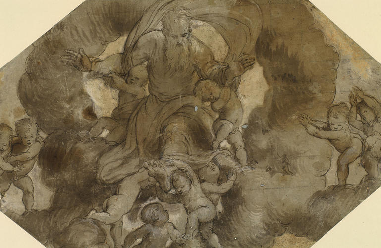 God the Father with angels God the Father with angels