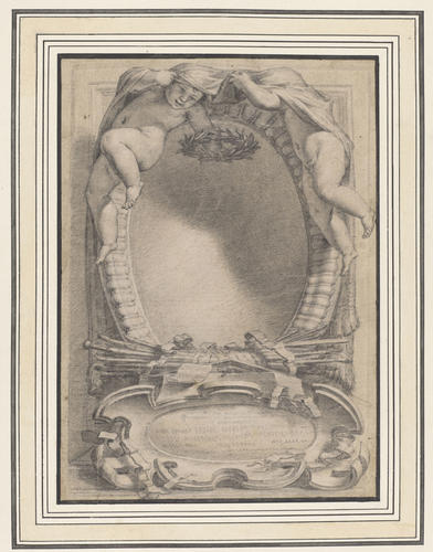 A design for a frame for a portrait A design for a frame for a portrait
