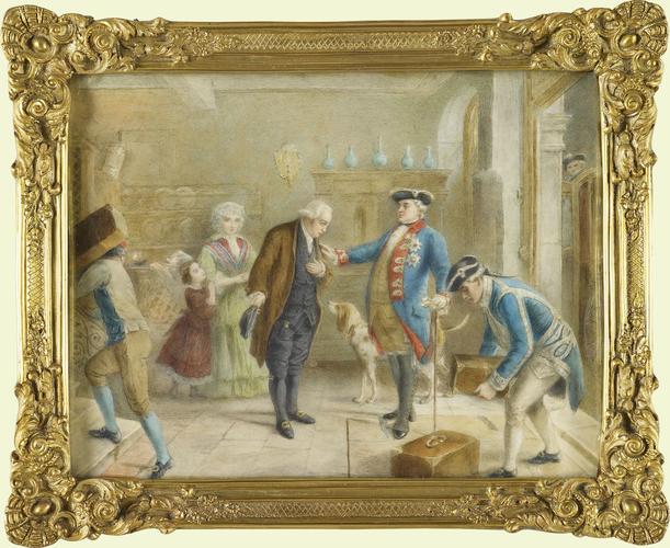 The visit of William I, Elector of Hesse to Amschel Mayer de Rothschild (1744-1812)