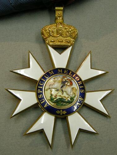 Order of St Michael & St George. The Duke of Connaught's Investiture G. C. M. G. Badge