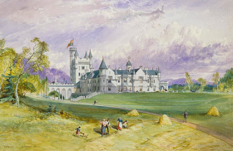 Balmoral Castle seen from the north-west