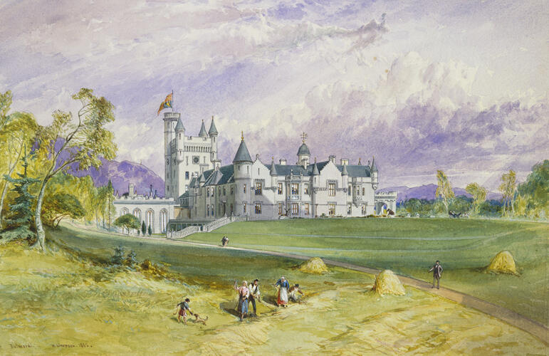 Balmoral Castle seen from the north-west