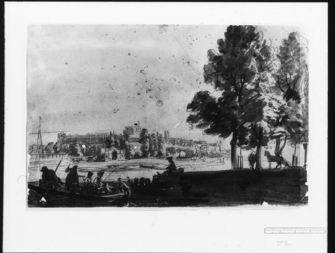 The North View of Windsor Castle from the Eton Bank