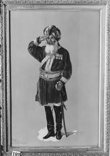 Risaldar Anoop Singh, Sirdar Bahadur, 11th Bengal Lancers (b. c. 1830)