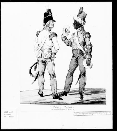 British Army. Bandsmen, 39th Foot, 1815