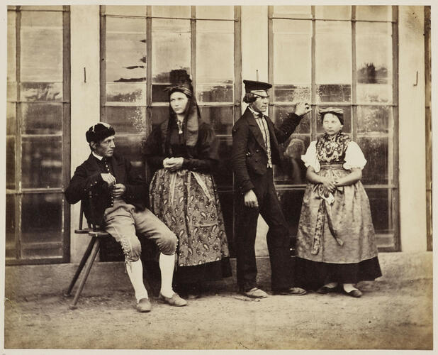 'Coburger Bauern. '; Coburg Peasants at Rosenau