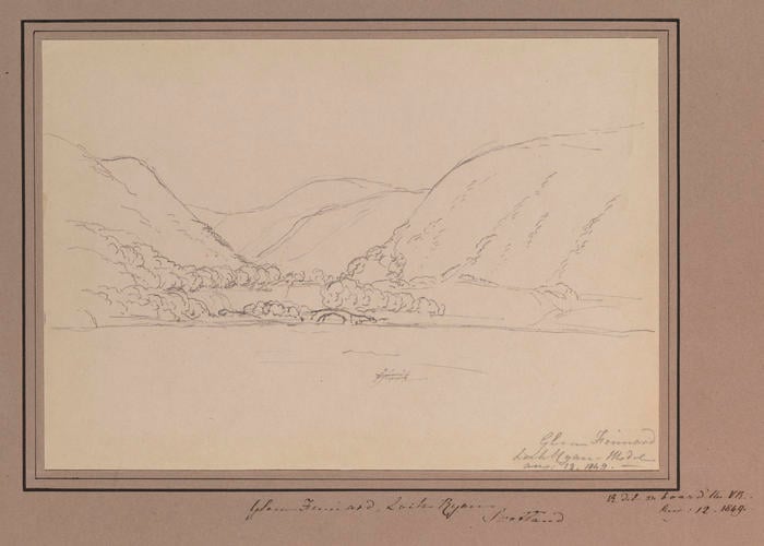 Master: Queen Victoria's Sketchbook 1848-1854
Item: Flen Finnard, Loch Ryan