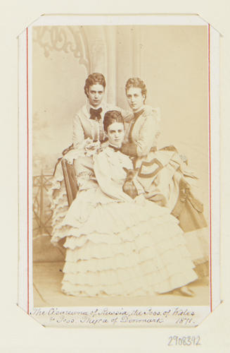 The Tsesarevna of Russia, the Princess of Wales, and Princess Thyra of Denmark The Tsesarevna of Russia, the Princess of Wales, and Princess Thyra of Denmark