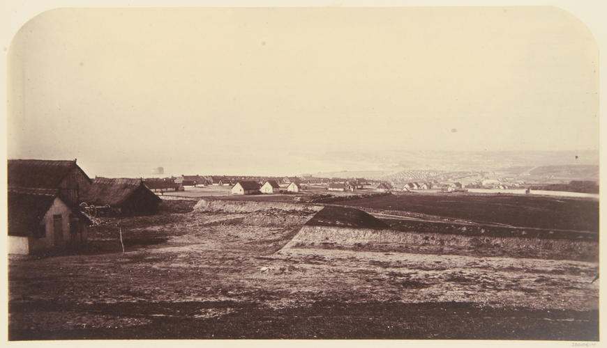 General view of the camp at Boulogne from the Engineers' Ground. [Boulogne and Aldershot, c. late 1850s]