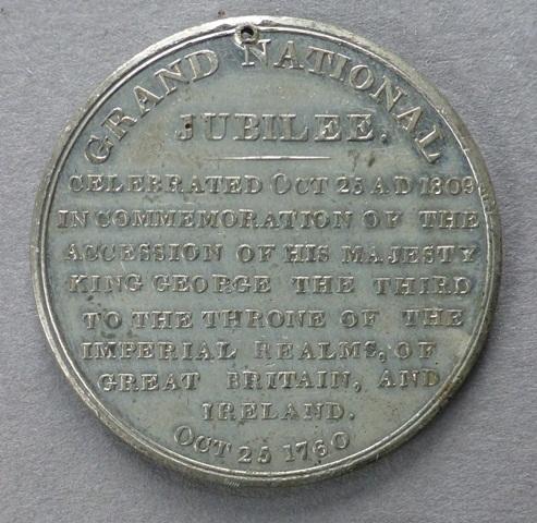 Medal commemorating the Golden Jubilee of the Reign of George III