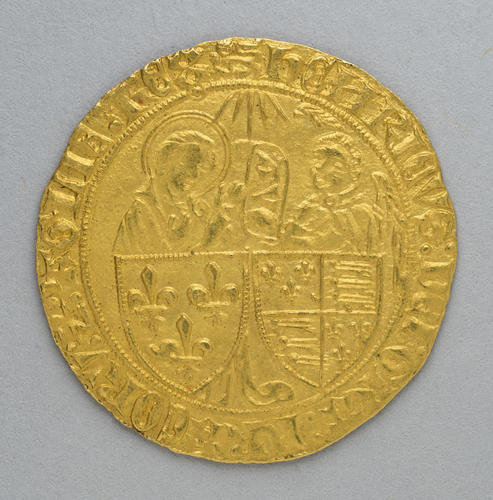 Anglo-Gallic. Henry VI, King of England and France (1422-53). 	Salut d'or