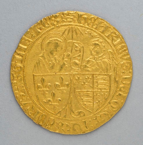 Anglo-Gallic. Henry VI, King of England and France (1422-53). Salut d'or Anglo-Gallic. Henry VI, King of England and France (1422-53). Salut d'or