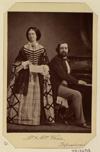 Georgina Ansell Weiss (1826-80) and Willoughby Hunter Weiss (1820-67)