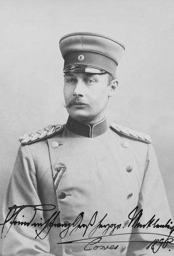 Frederic, Grand Duke of Mecklenburg Schwerin, 1890. [Album: Photographs. Royal Portraits, vol. 45]