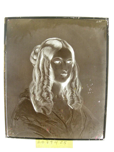 Portrait of an unidentified woman, probably Princess Victoria (later Queen Victoria) Portrait of an unidentified woman, probably Princess Victoria (later Queen Victoria)