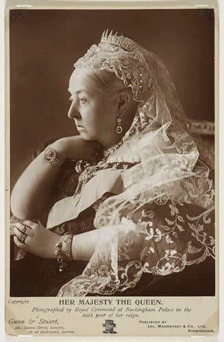 Portrait photograph of Queen Victoria (1819–1901), 1897