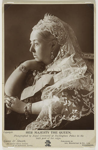 Portrait photograph of Queen Victoria (1819–1901), 1897 Portrait photograph of Queen Victoria (1819–1901), 1897