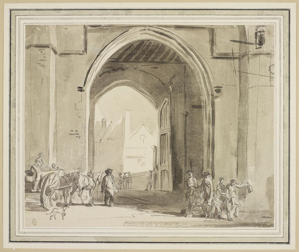 The Henry VIII Gateway, Windsor Castle, from the Lower Ward
