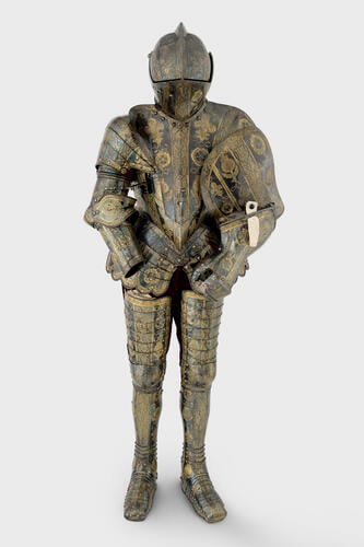 Armour garniture of Henry, future Prince of Wales, for the field, tourney, tilt and barriers Armour garniture of Henry, future Prince of Wales, for the field, tourney, tilt and barriers