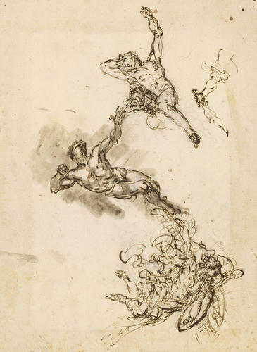 St Michael driving out Satan and his angels St Michael driving out Satan and his angels