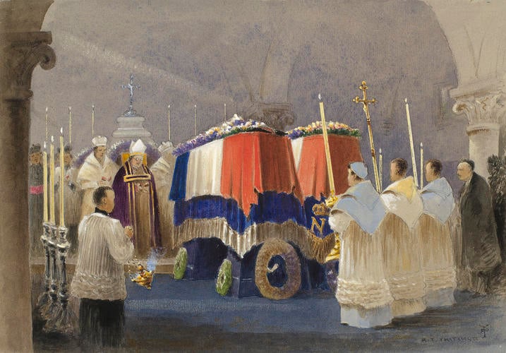 Requiem at Farnborough: the coffins of the Emperor Napoleon III and the Prince Imperial, 9 January 1888