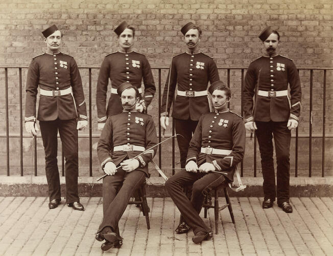 Troopers from the Royal Horse Guards who served in the Anglo-Egyptian War