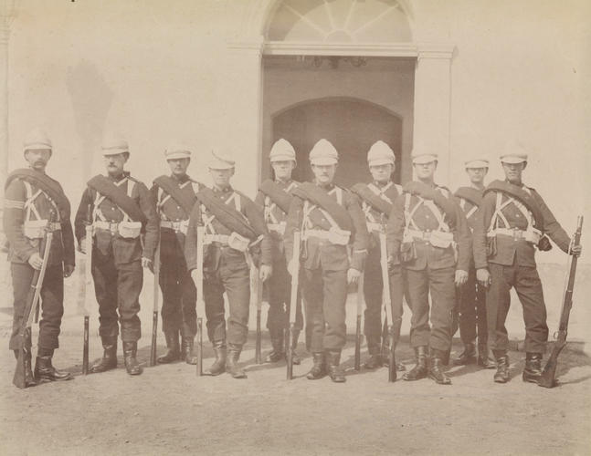 Soldiers from the Queen's Own (Royal West Kent Regiment) who served in the Anglo-Egyptian War