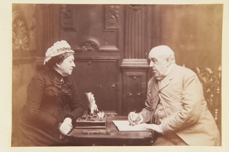 Earl and Countess Sydney, 1888. [Album: Photographic Portraits vol. 5/63 1875-1889]
