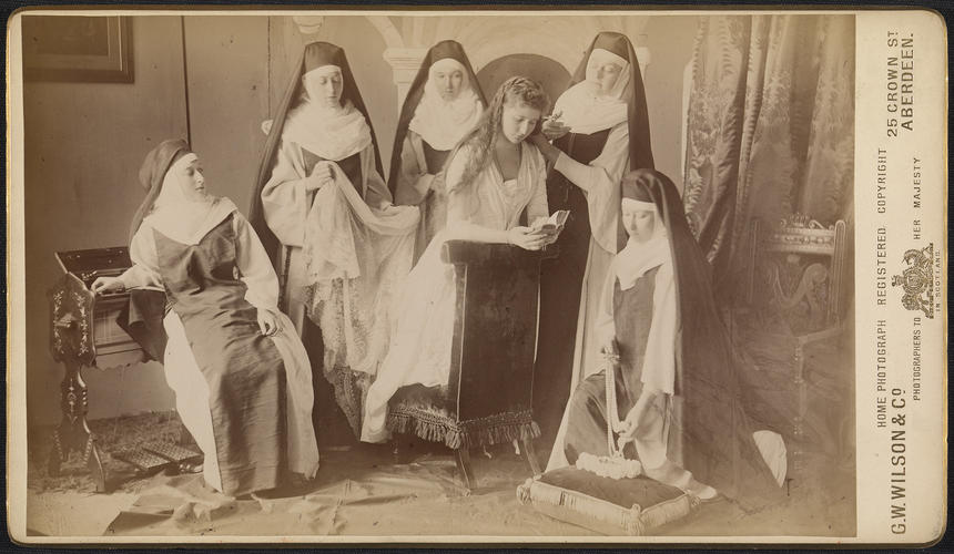 Balmoral Tableaux-Vivants 5 & 6 Oct, 1888. 'Novice' Balmoral Tableaux-Vivants 5 & 6 Oct, 1888. 'Novice'
