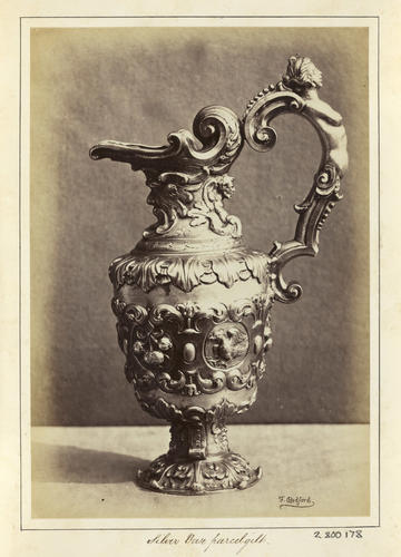 'Silver Vase, parcel gilt'