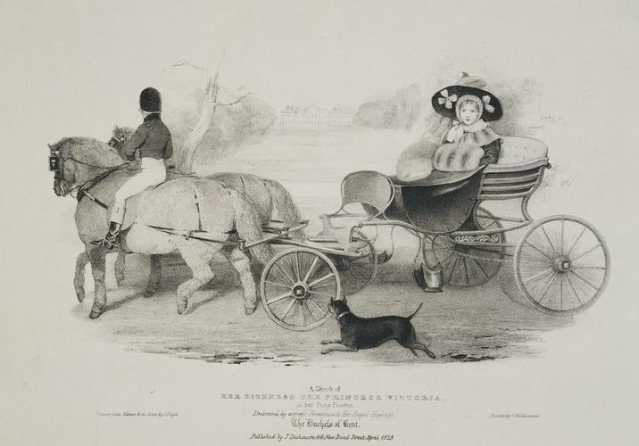 A Sketch of HER HIGHNESS THE PRINCESS VICTORIA in her Pony Phaeton