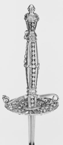 Small sword and scabbard