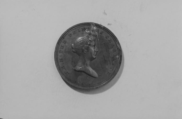 Medal commemorating the Death of Princess Charlotte, 1817 Medal commemorating the Death of Princess Charlotte, 1817