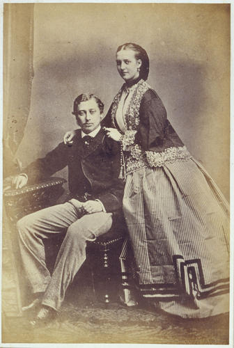 Princess Alexandra of Denmark and the Prince of Wales, September 1862 Princess Alexandra of Denmark and the Prince of Wales, September 1862