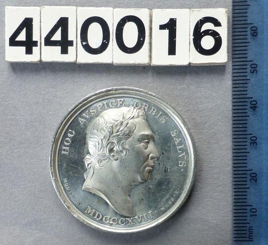 Great Britain. Medal commemorating the death of King George III, 1820 Great Britain. Medal commemorating the death of King George III, 1820