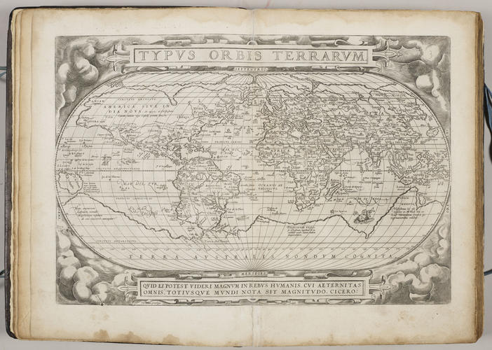 Theatre de l'univers : contenant les cartes de tout le Monde avec une Brieve declaration l'icelles / par Abraham Ortelius