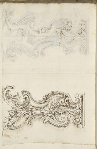 Designs for an ornamental pedestal in the Curia Designs for an ornamental pedestal in the Curia