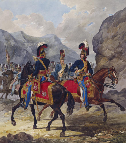 Officers, Royal Horse Guards (The Blues), 1814