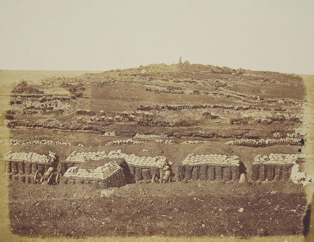 Malakoff from the Mamelon. [Crimean War photographs by Robertson]