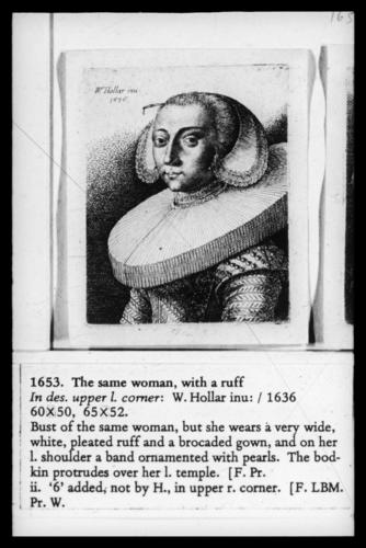 Woman with wide ruff Woman with wide ruff