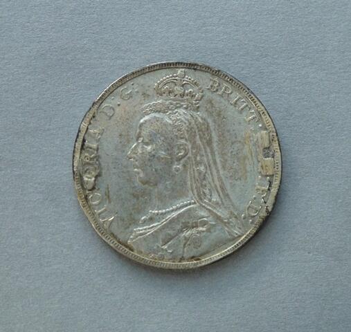 Victoria 'Jubilee head' crown Victoria 'Jubilee head' crown