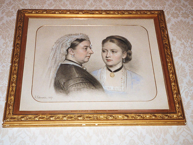 Queen Victoria and Princess Beatrice Queen Victoria and Princess Beatrice