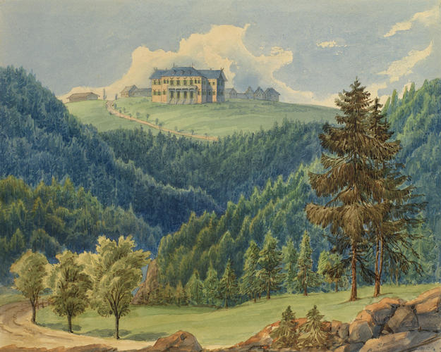 Oberhof, a hunting lodge Oberhof, a hunting lodge