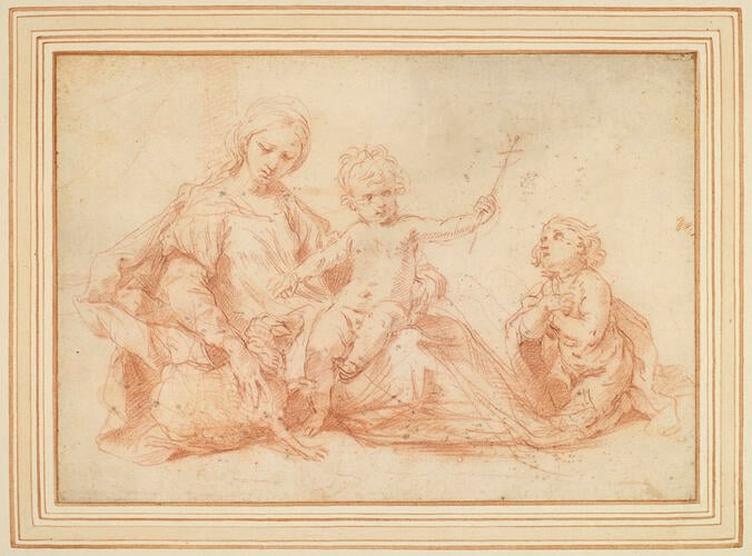 The Virgin and Child with St John The Virgin and Child with St John